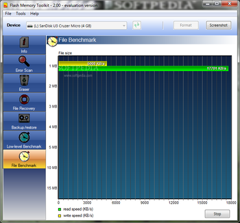 Flash Memory Toolkit screenshot 7