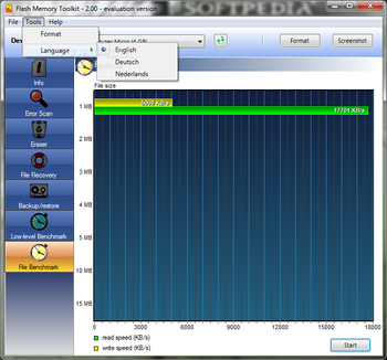 Flash Memory Toolkit screenshot 8