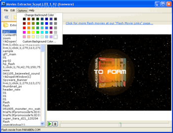 Flash Movie Extractor Scout LITE screenshot 3
