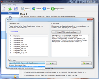Flash MP3 Player Builder screenshot 4