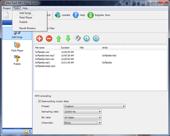 Flash MP3 Player Builder screenshot 5