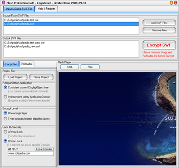 Flash Protection Gold screenshot
