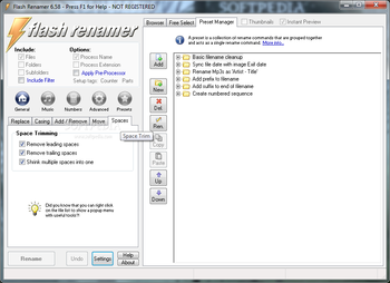 Flash Renamer screenshot 5