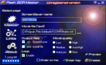 Flash .SCR Master screenshot