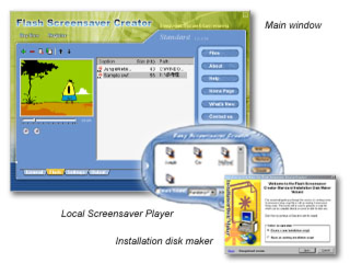 Flash Screensaver Creator screenshot 2