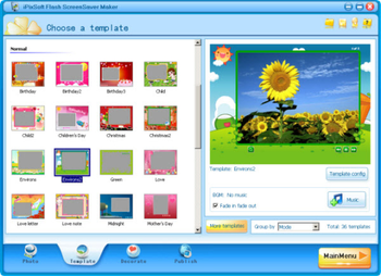Flash ScreenSaver Maker screenshot