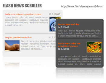 Flash Scroller for News screenshot