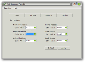 Flash Shutdown Free screenshot 2