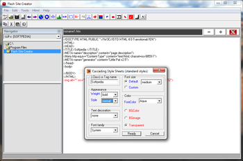 Flash Site Creator screenshot 4