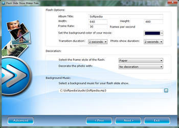 Flash Slide Show Maker Free screenshot 3