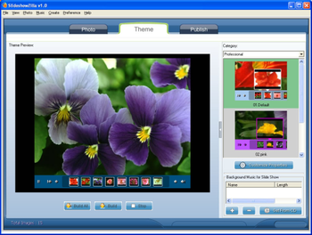 Flash Slideshow Maker screenshot