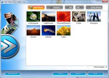 Flash Slideshow Maker Free screenshot