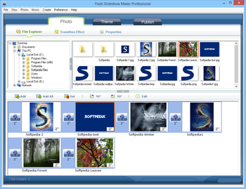 Flash Slideshow Maker Professional screenshot