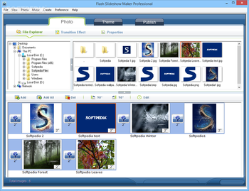 Flash SlideShow Maker Professional screenshot