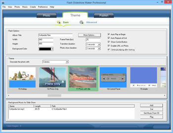 Flash SlideShow Maker Professional screenshot 7