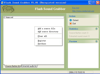 Flash Sound Grabber screenshot