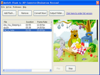 Flash to 3GP Converter screenshot 3