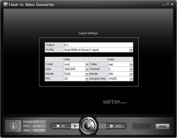 Flash to Video Converter screenshot 2