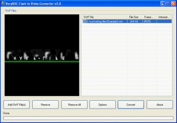Flash to Video Converter screenshot