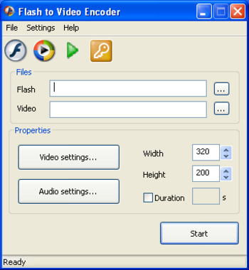 Flash To Video Encoder screenshot