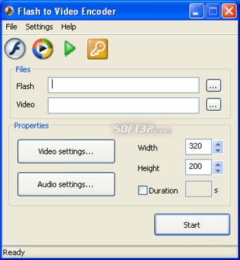 Flash To Video Encoder screenshot 2