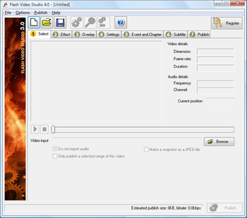 Flash Video Studio screenshot
