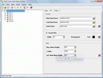 Flash Vista Style NavBar Menu Builder screenshot 3