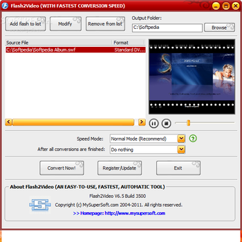 Flash2Video screenshot