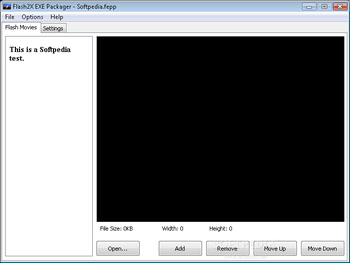 Flash2X EXE Packager screenshot