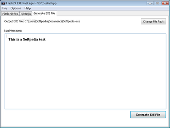 Flash2X EXE Packager screenshot 3