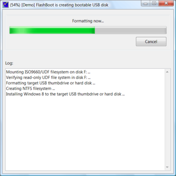 FlashBoot screenshot