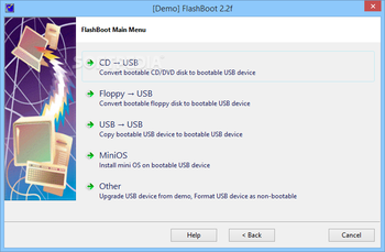 FlashBoot Portable screenshot
