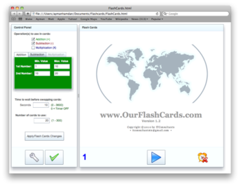 Flashcards screenshot