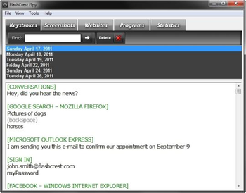 FlashCrest iSpy screenshot 2
