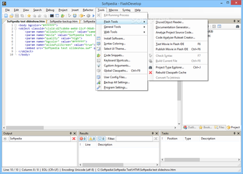 FlashDevelop screenshot 10