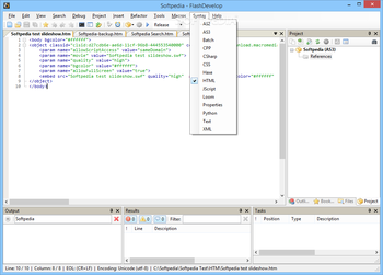 FlashDevelop screenshot 12