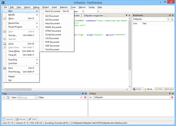 FlashDevelop screenshot 2