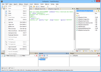 FlashDevelop screenshot 3