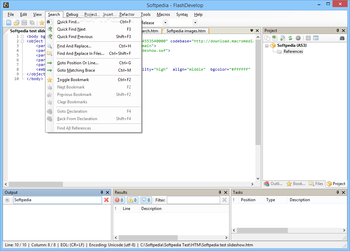 FlashDevelop screenshot 5