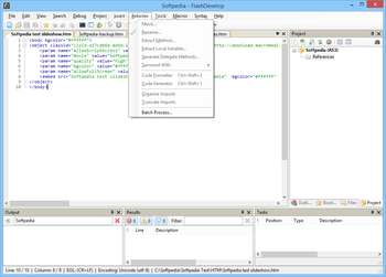 FlashDevelop screenshot 9