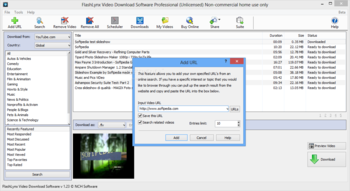 FlashLynx Video Download Software Professional screenshot 4