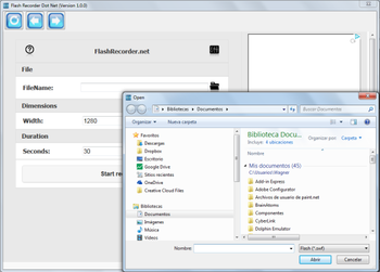 FlashRecorder.net screenshot