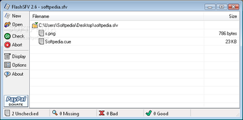 FlashSFV screenshot