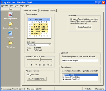 FlashStats 2006 screenshot 2