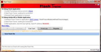 FlashTracer screenshot