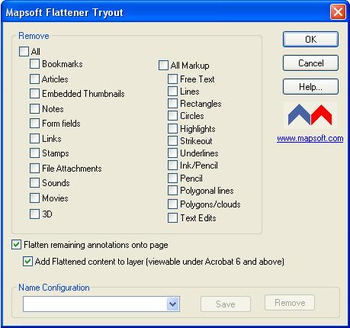 Flattener screenshot