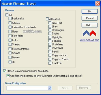 Flattener screenshot 2