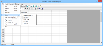 FlexCell Grid Control for .NET 4.0 screenshot 2