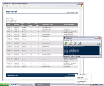 Flexi-Station Employee Management screenshot
