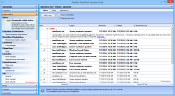 Flexible TreeView screenshot